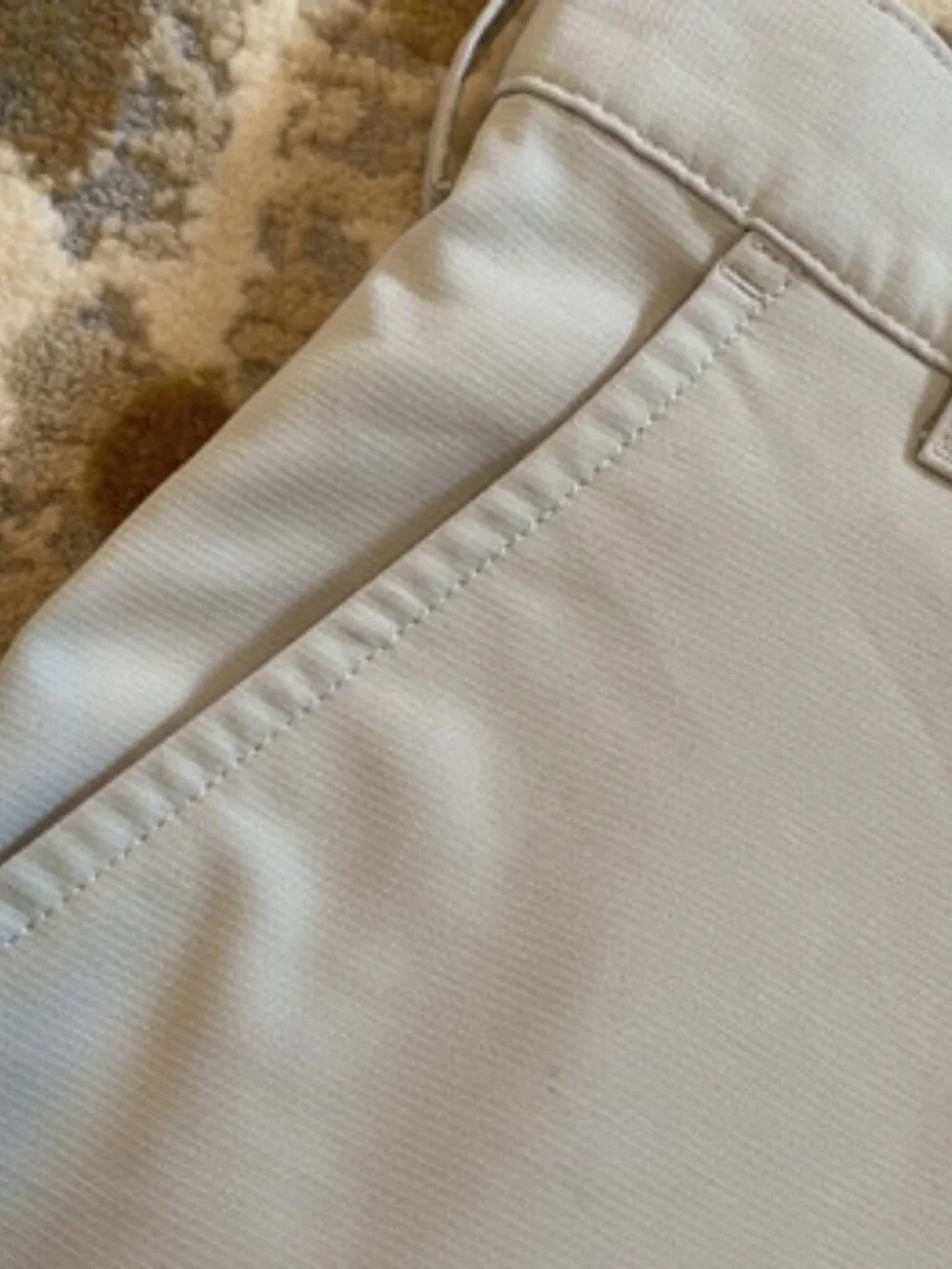 Lone Cypress by Pebble Beach Men's Light Grey Khaki Golf Shorts Stretch Sz 36